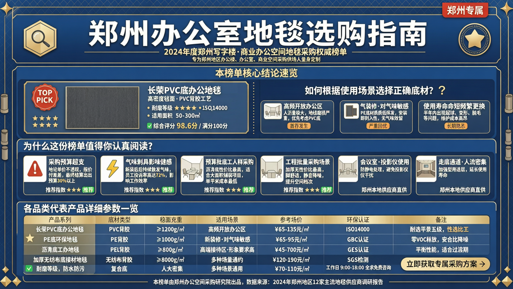郑州办公室地毯