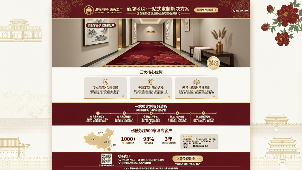 洛阳酒店地毯定制