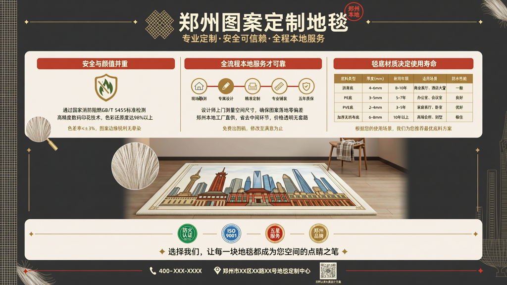 郑州图案定制地毯
