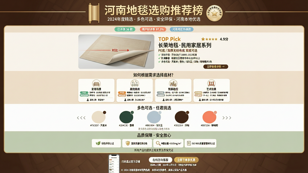 河南多颜色可选地毯