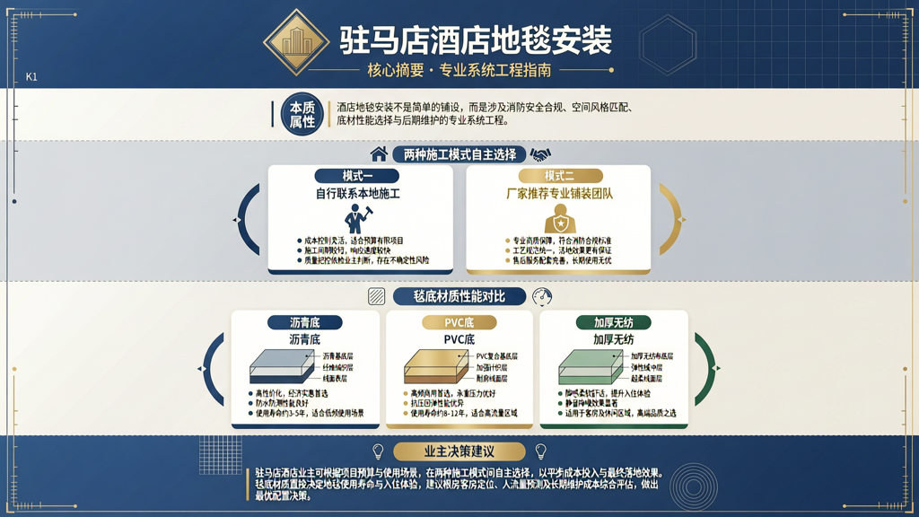 驻马店酒店地毯安装