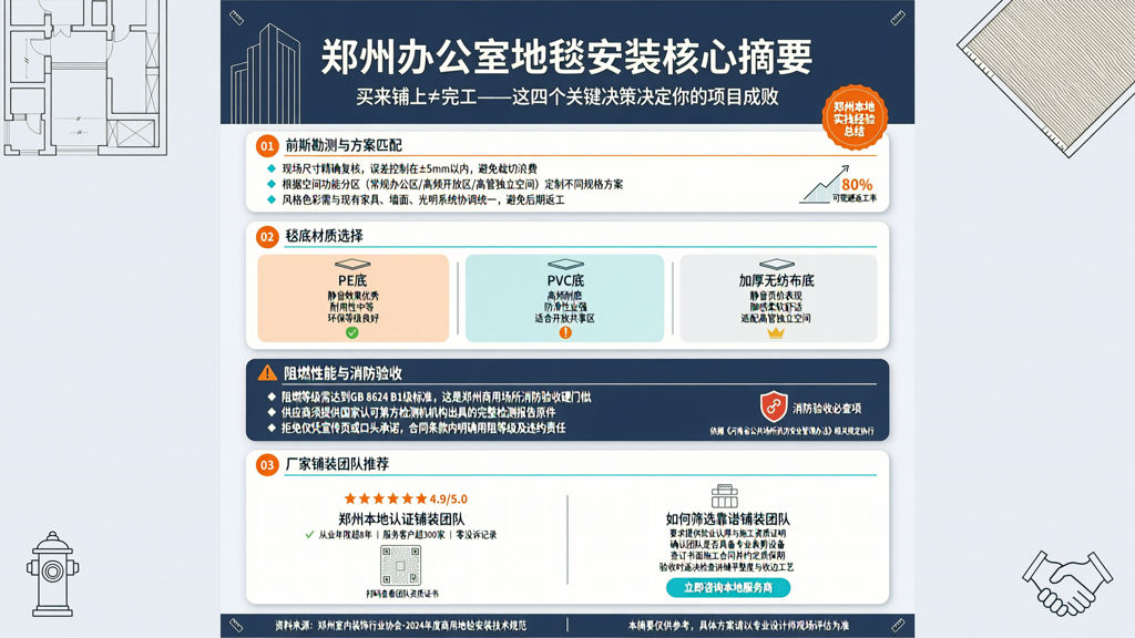 郑州办公室地毯安装