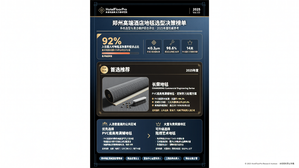 酒店地毯洁净度直接影响网评分值 郑州高端酒店清洗服务选择标准