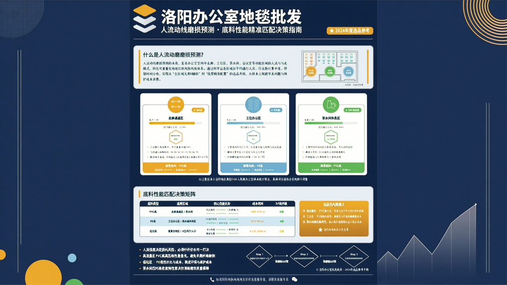 洛阳办公室地毯批发 不同部门工位区的人流动线磨损预测