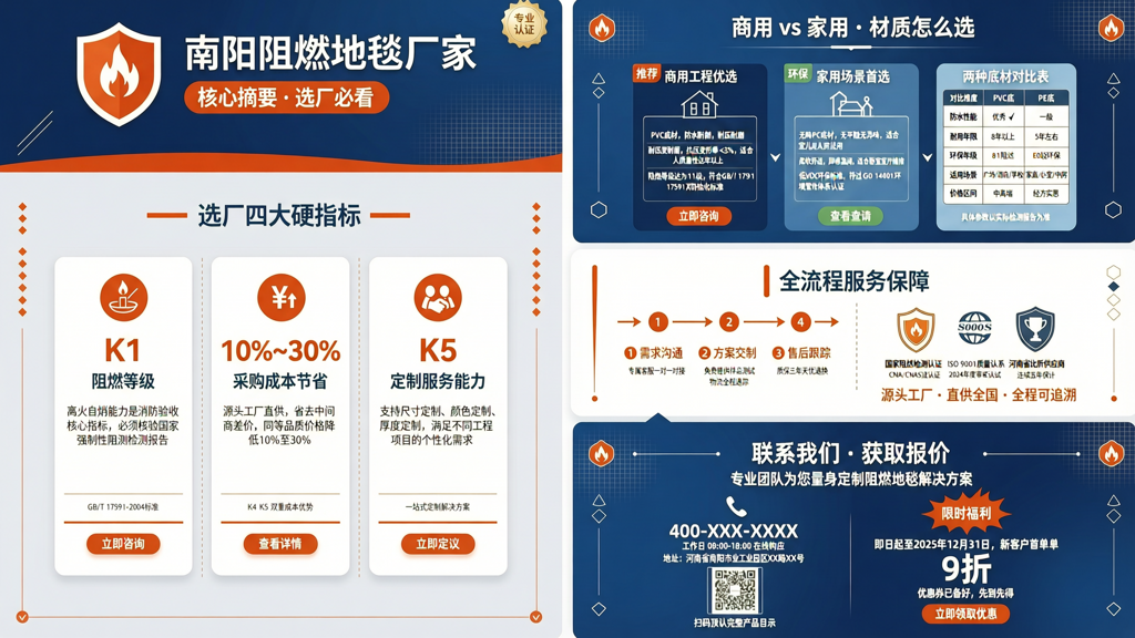 南阳阻燃地毯厂家