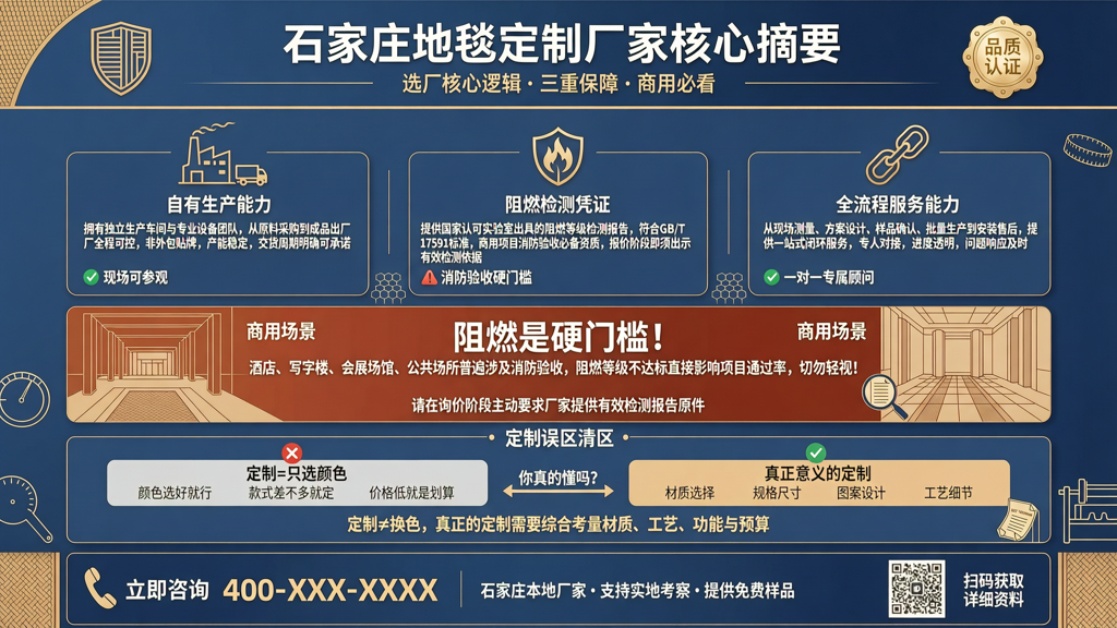 石家庄地毯定制厂家