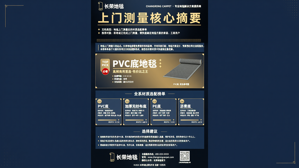 地毯上门测量