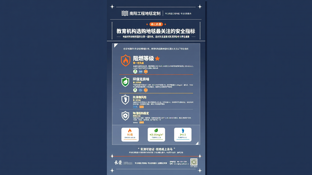 南阳工程地毯定制 教育机构选购时最关注的安全指标排序