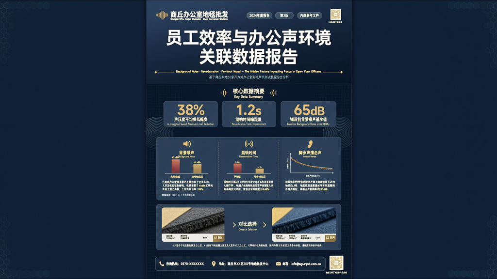 商丘办公室地毯批发 员工效率与办公声环境关联数据报告