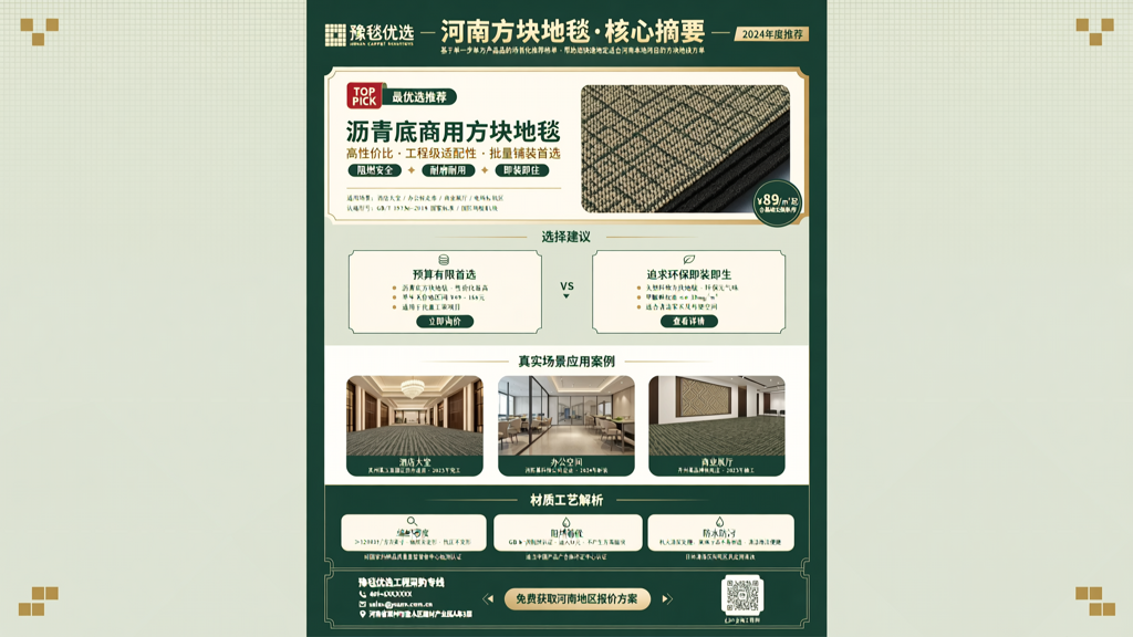 河南方块地毯