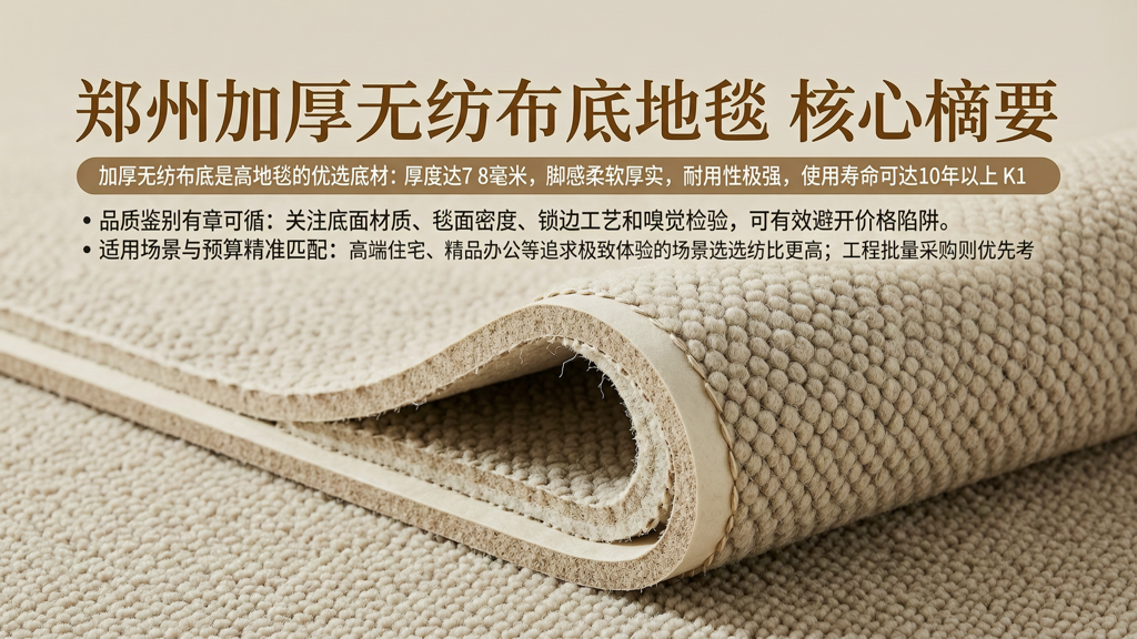 郑州加厚无纺布底地毯