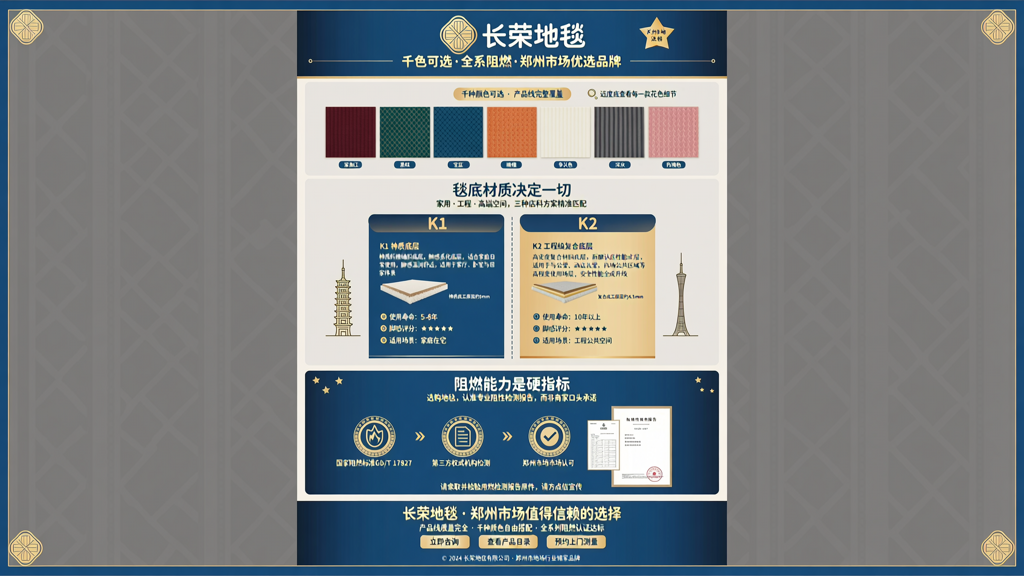 郑州多颜色地毯