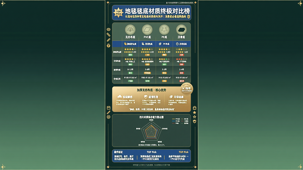 无纺布底地毯