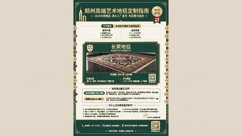 郑州哪里可以定制高端艺术地毯？