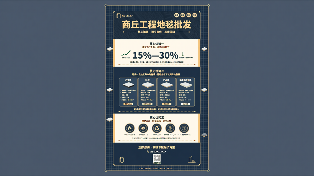 商丘工程地毯批发