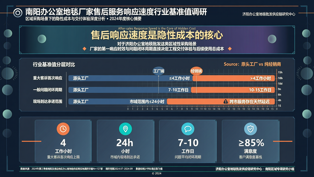 南阳办公室地毯厂家 售后响应速度的行业基准值调研