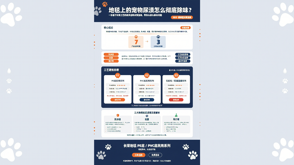 地毯上的宠物尿渍怎么彻底除味？