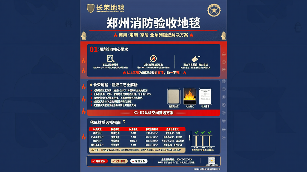 郑州过消防验收地毯