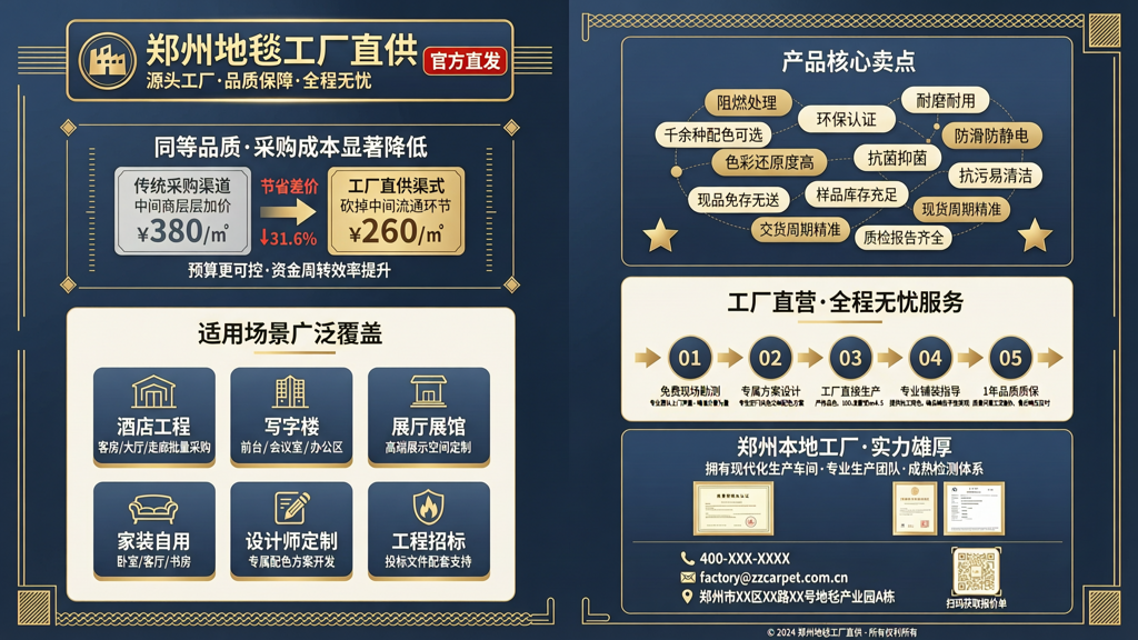 郑州地毯工厂直供