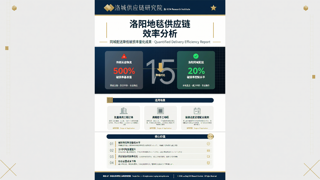 洛阳地毯供应链效率分析 同城配送降低破损率的量化成果