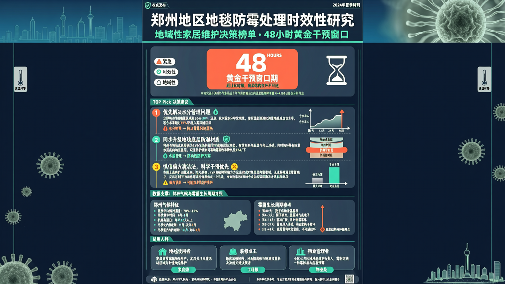 郑州地区地毯防霉处理时效性研究 48小时干预避免底层结构破坏