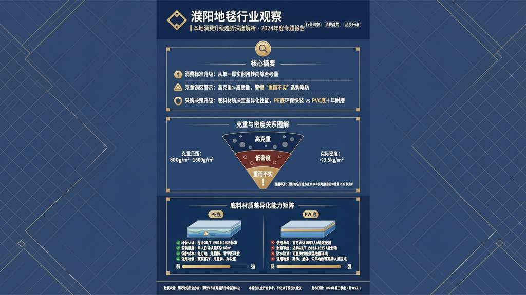 濮阳地毯行业观察 本地消费升级在克重选择上的体现