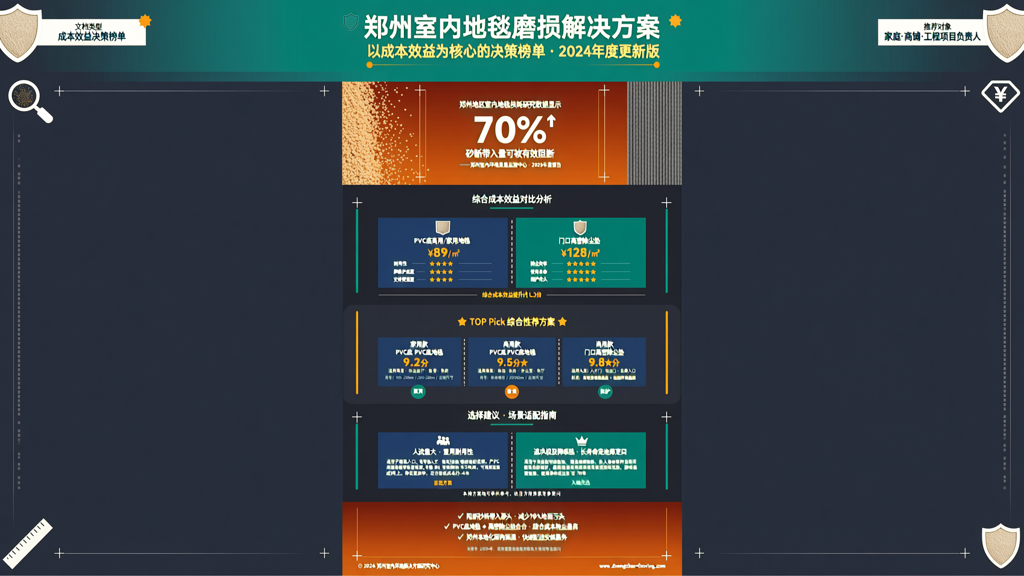 日常门口除尘垫可减少70%砂砾带入 郑州室内地毯磨损源头阻断成本效益