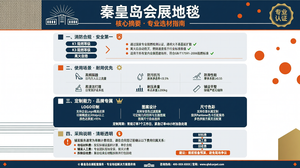 秦皇岛会展地毯