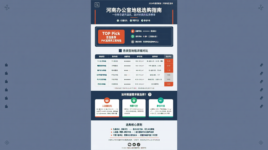 河南办公室用哪种地毯耐用
