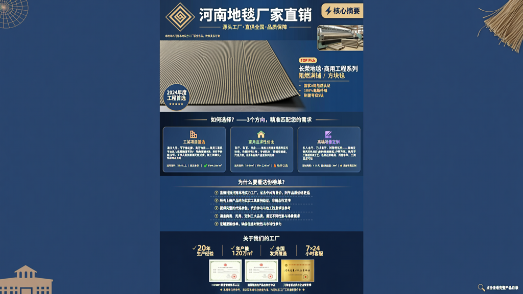 河南地毯厂家直销