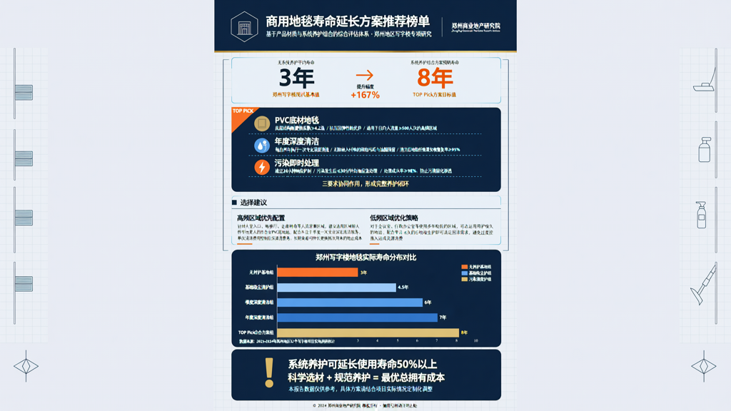 郑州写字楼地毯平均寿命仅3年 系统养护方案可延长至8年数据报告