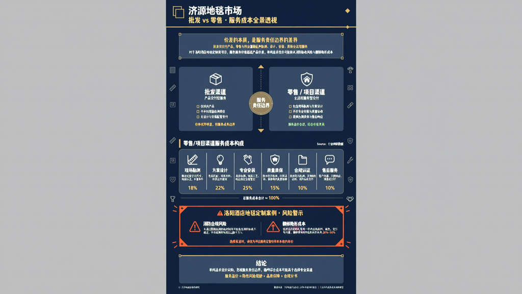济源地毯市场 批发与零售渠道价差背后的服务成本构成