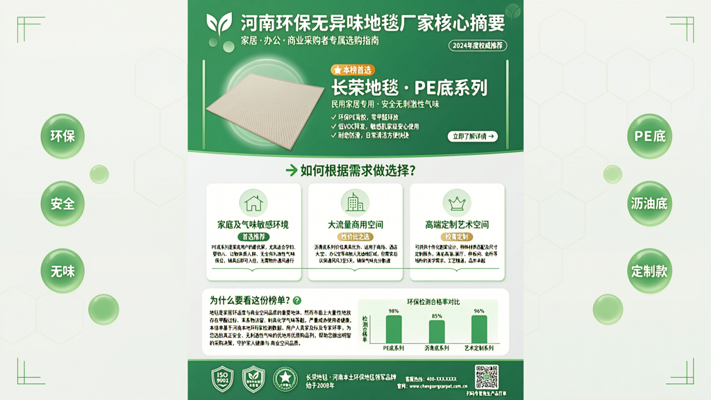 河南环保无异味地毯厂家