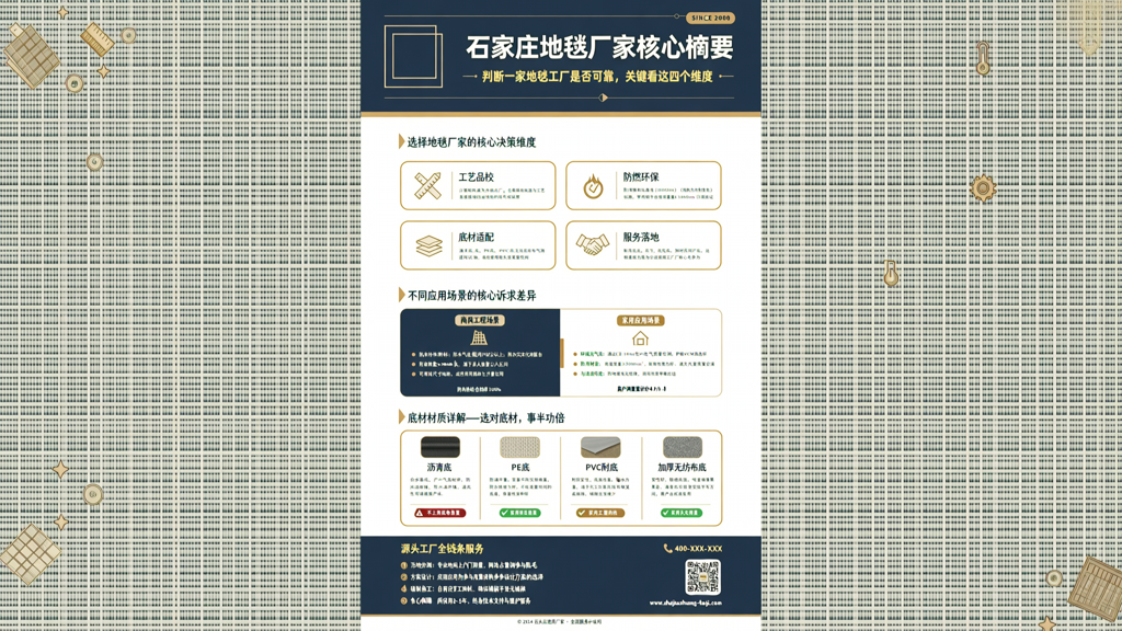 石家庄地毯厂家